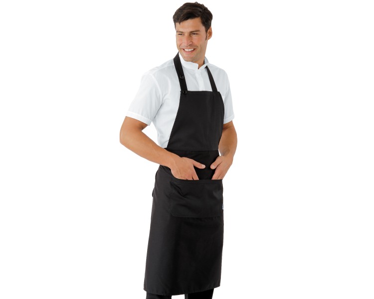 GREMBIULE PETTORINA DA CUCINA UNISEX (NO STIRO)
