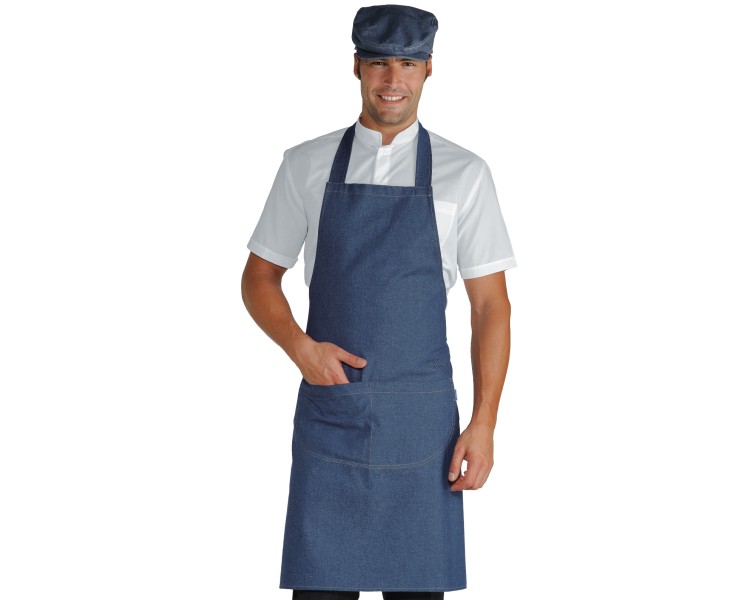 GREMBIULE PETTORINA DA CUCINA UNISEX (NO STIRO)