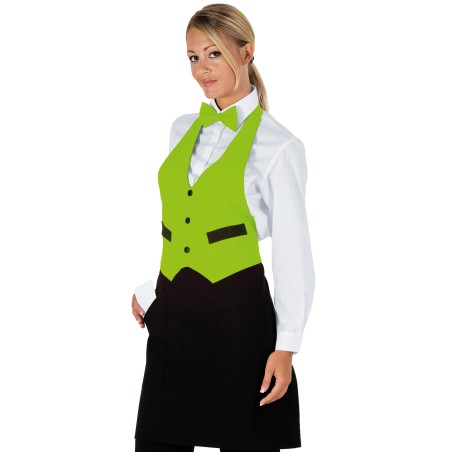GREMBIULE GILET UNISEX CON BOTTONI E TASCHE